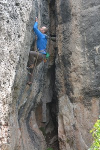 Chris - High Plains Drifter 5.10c - Wild Iris